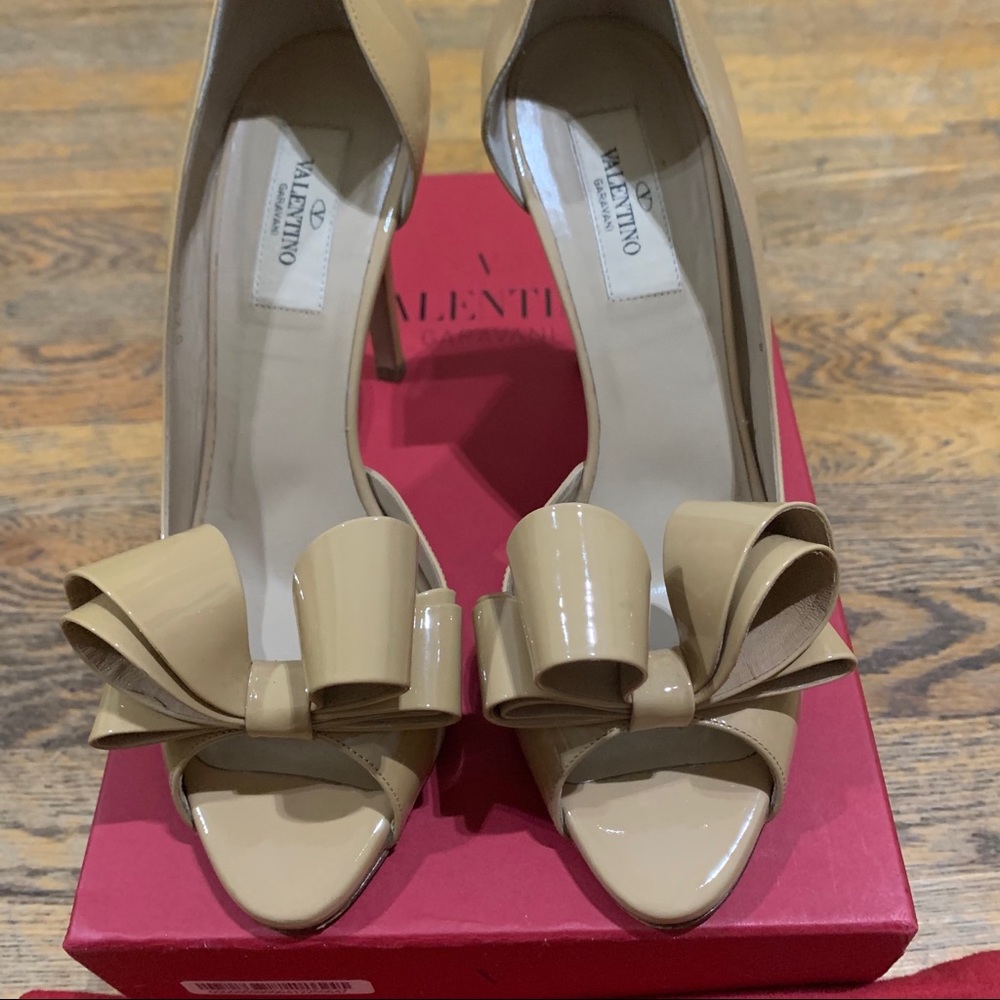 Authentic Valentino Garavani Bow Pump Shoes 38 - Picture 2 of 15